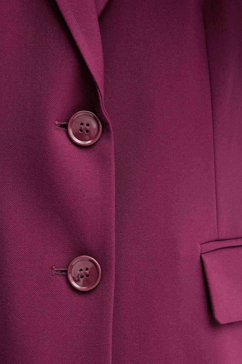 giacca colore violetto 2L4HDW02W miniatura 5