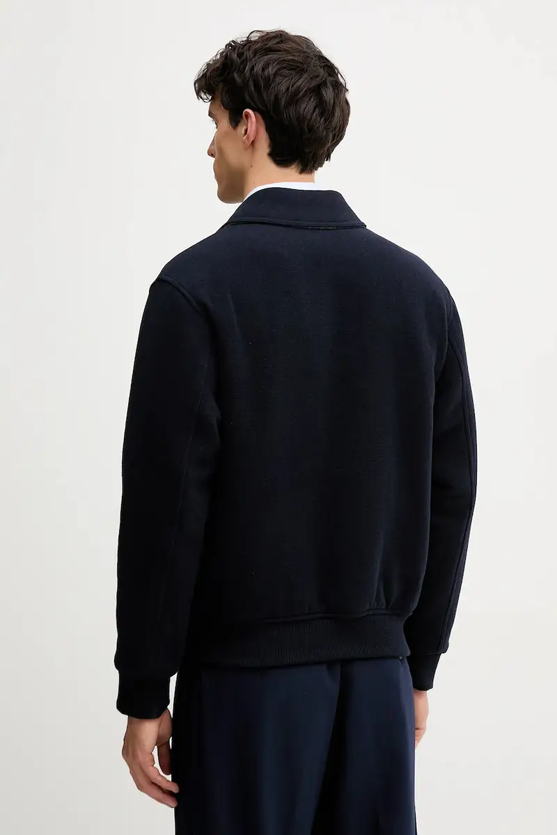 giacca con lana colore blu navy 23PEUN06N miniatura 3