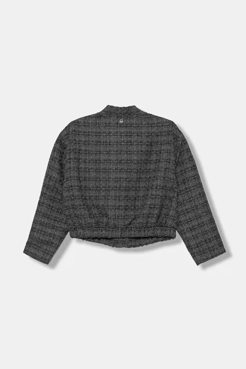 giacca con lana per bambini colore grigio 2SHECN06K miniatura 2