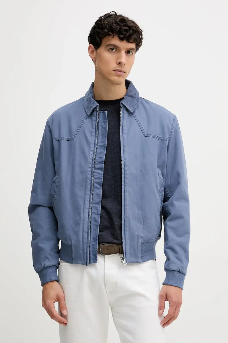 giacca di jeans colore blu 2QHDUN06K