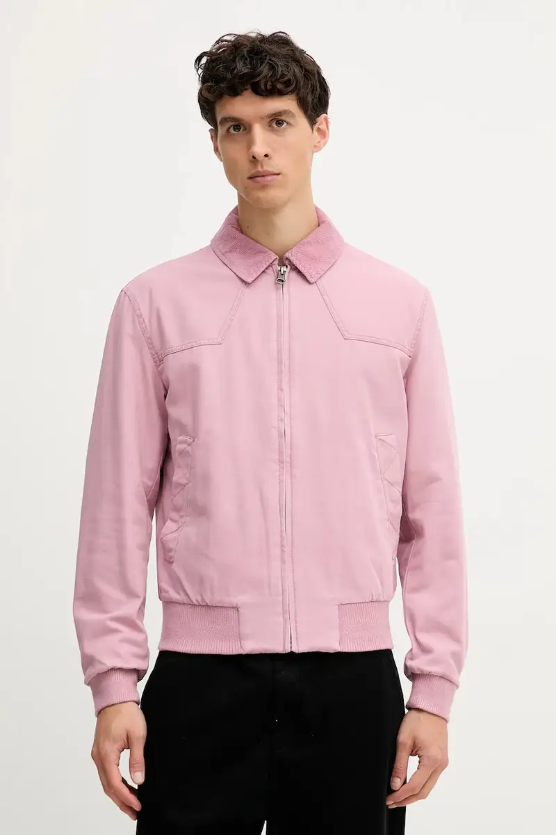 giacca di jeans colore rosa 2QHDUN06K