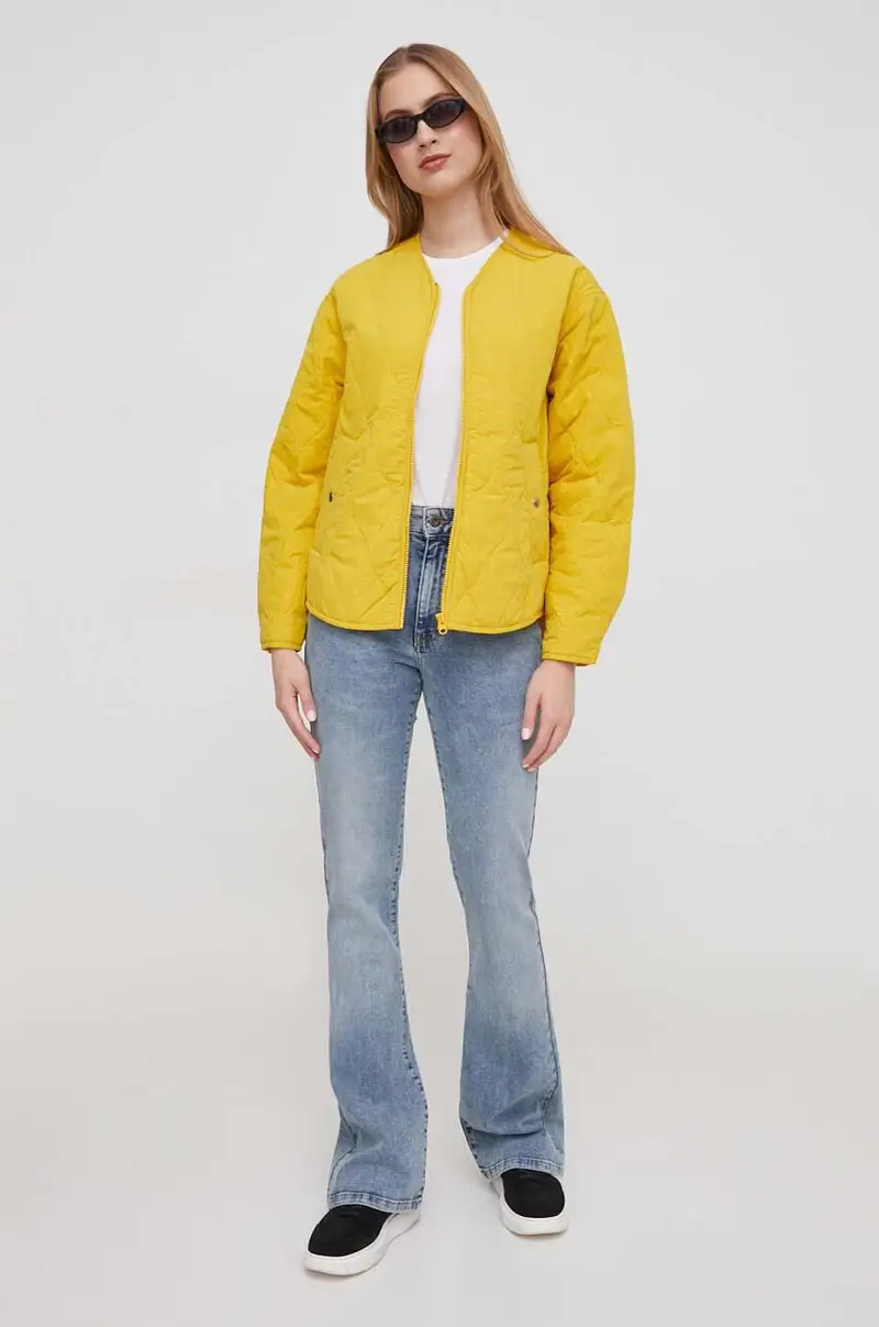 giacca donna colore giallo miniatura 2