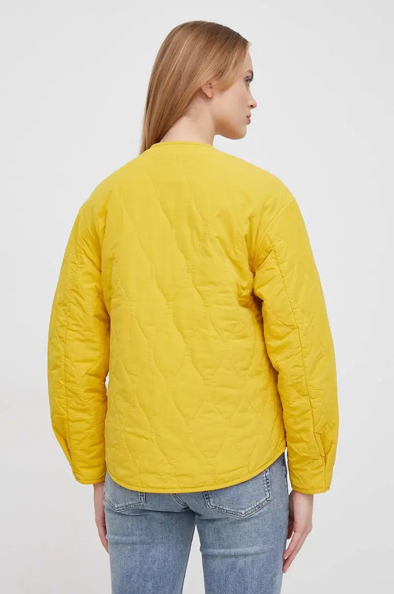 giacca donna colore giallo miniatura 3