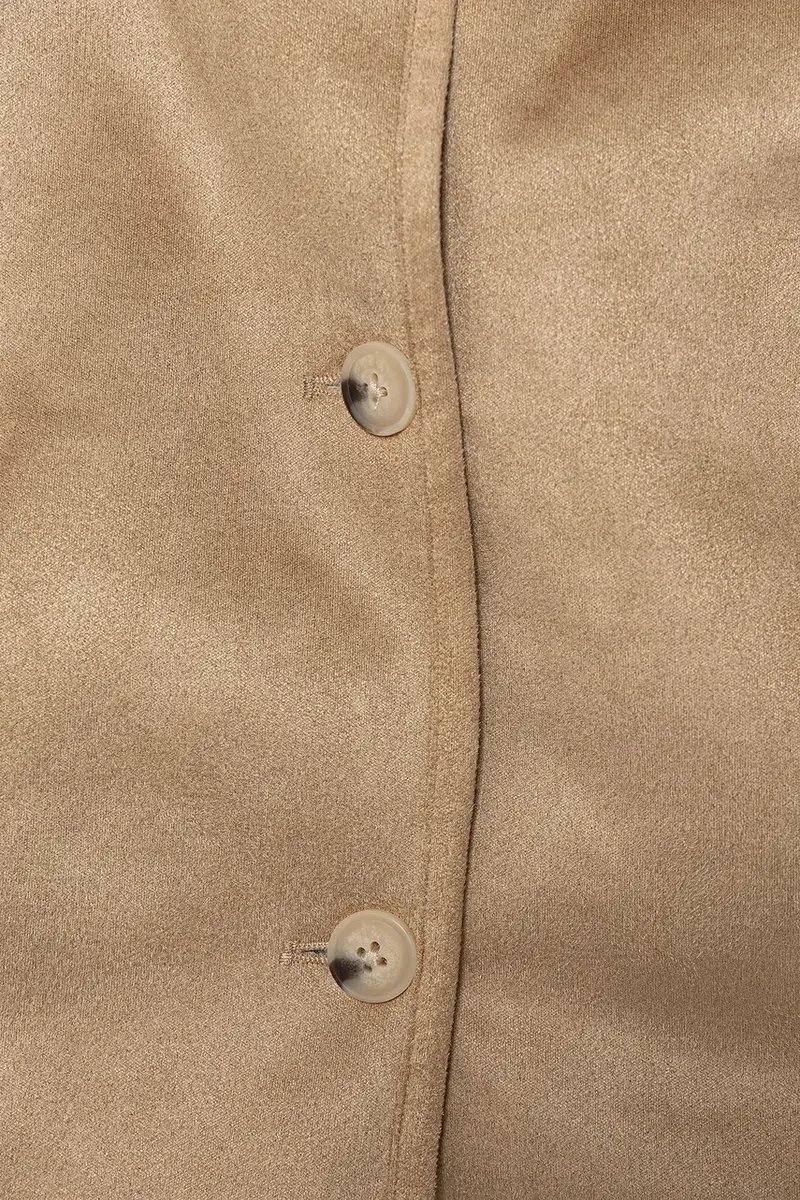 giacca per bambini colore beige 2JLAGN044 miniatura 3