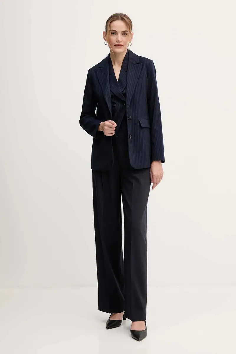 gilet colore blu navy 2X8MDJ00O miniatura 2