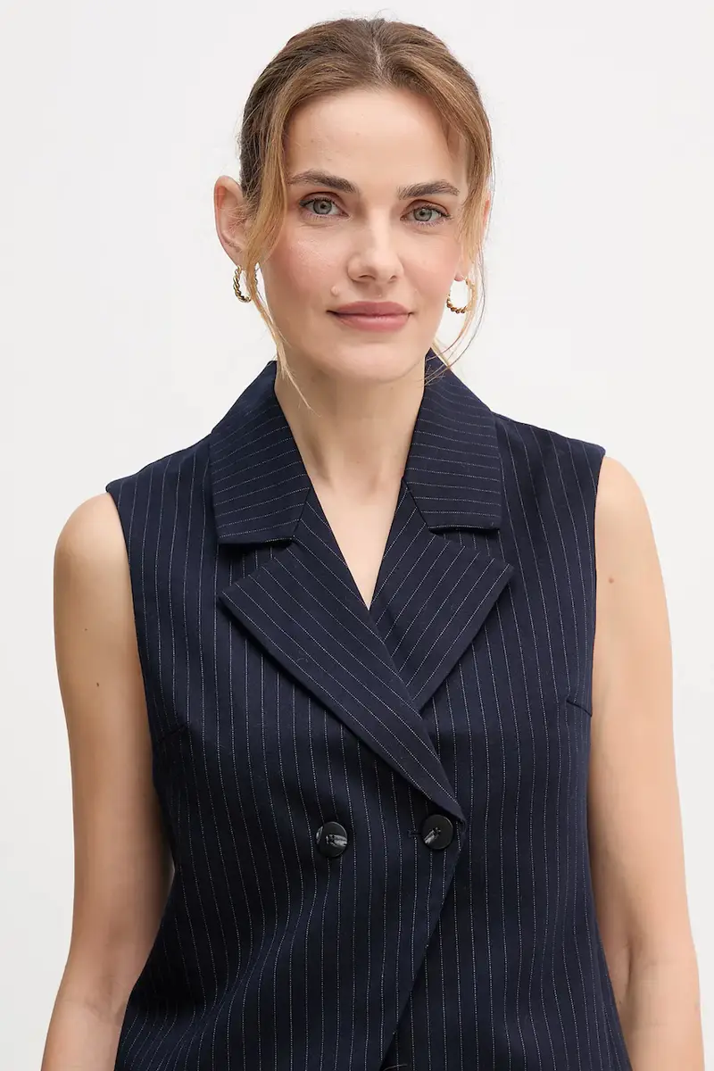 gilet colore blu navy 2X8MDJ00O
