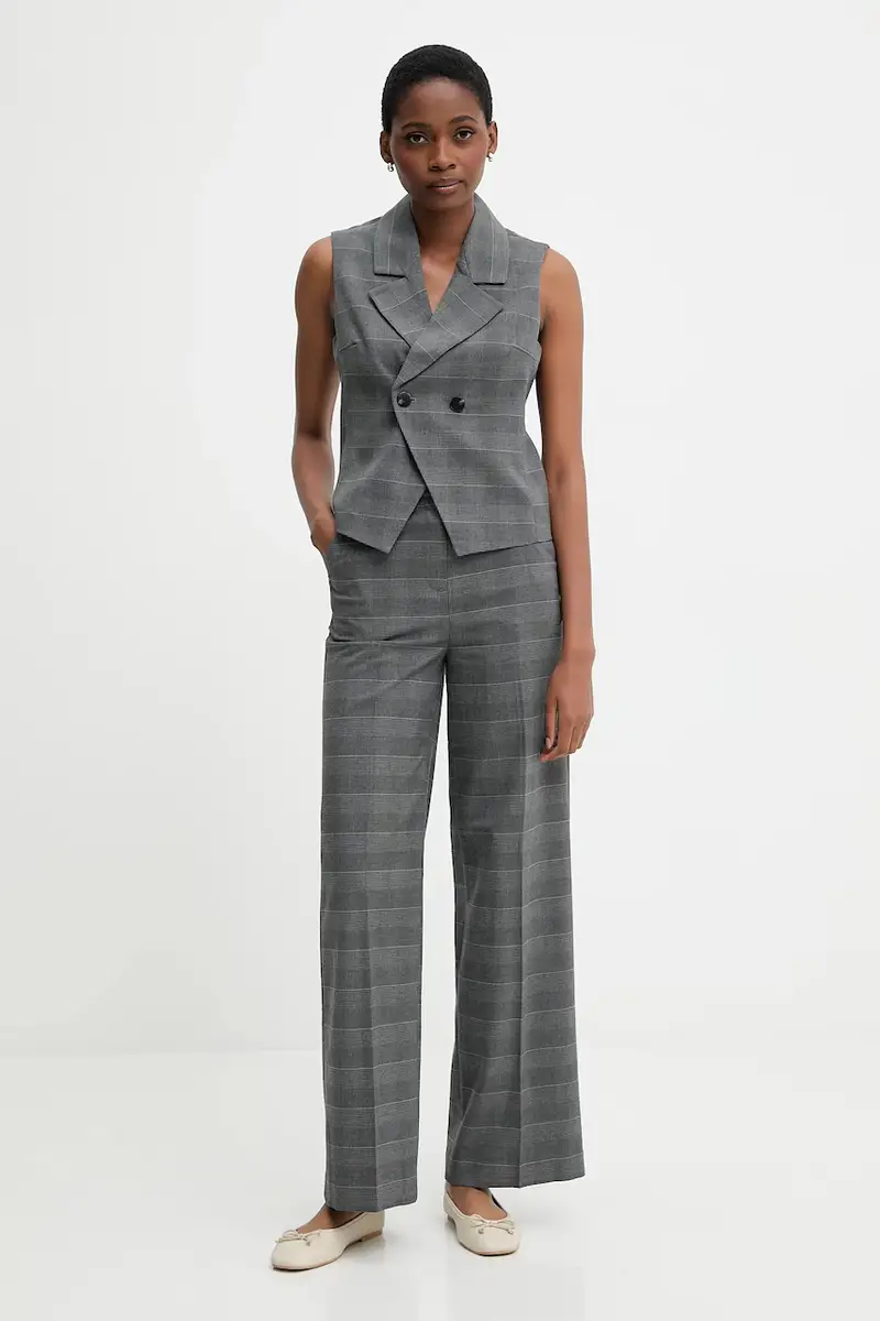 gilet colore grigio 2X8MDJ00O miniatura 2