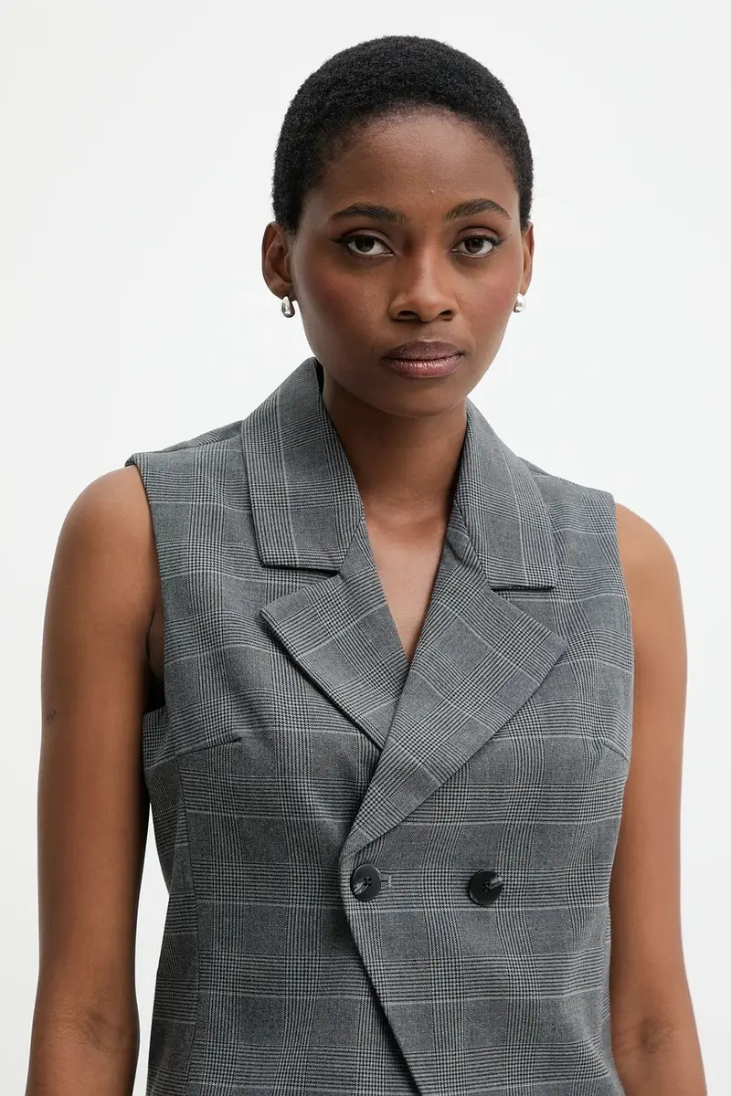 gilet colore grigio 2X8MDJ00O miniatura 4