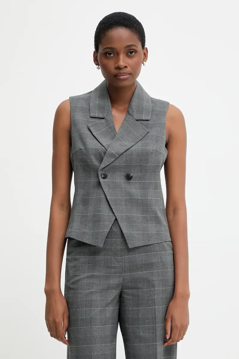 gilet colore grigio 2X8MDJ00O