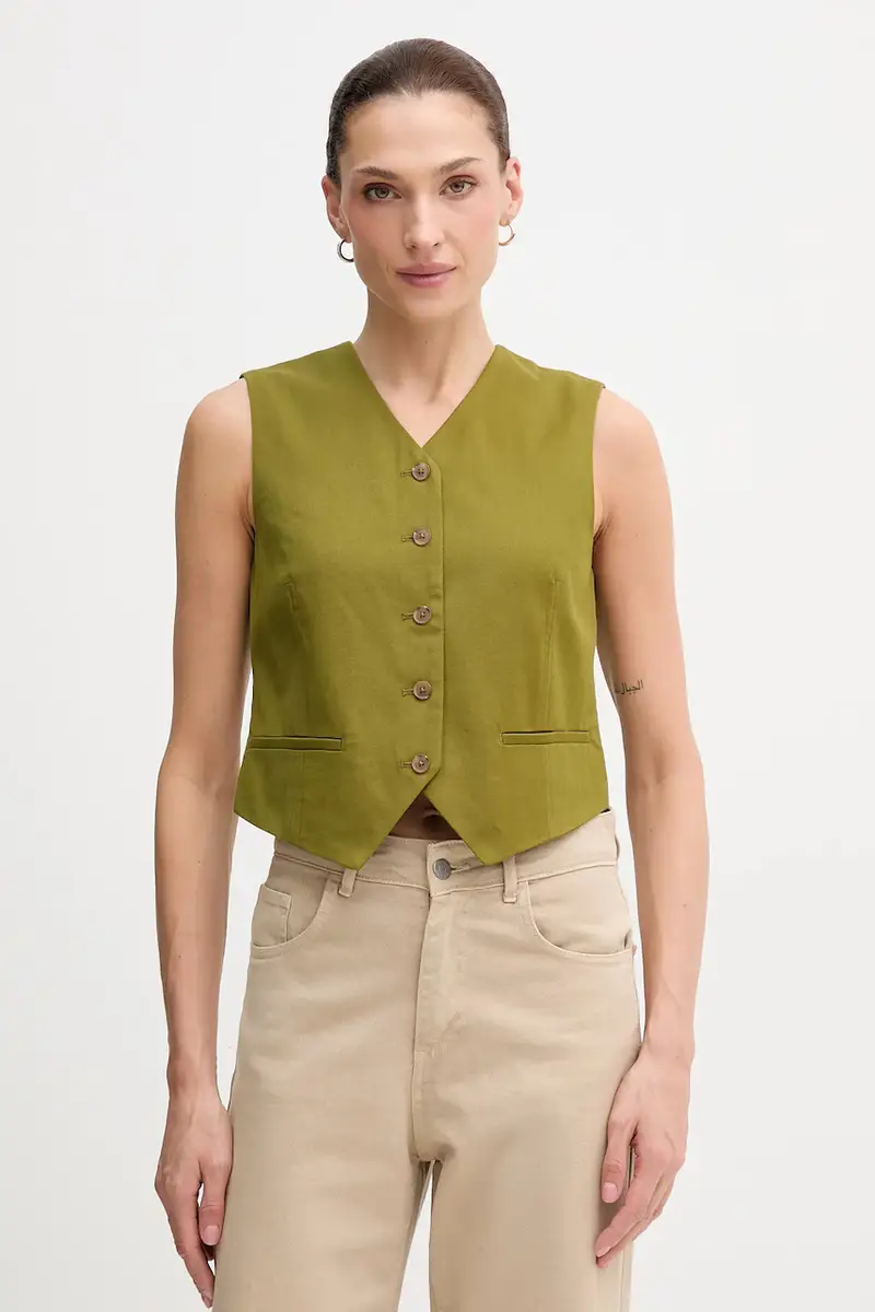 gilet colore verde 2YVXDJ011