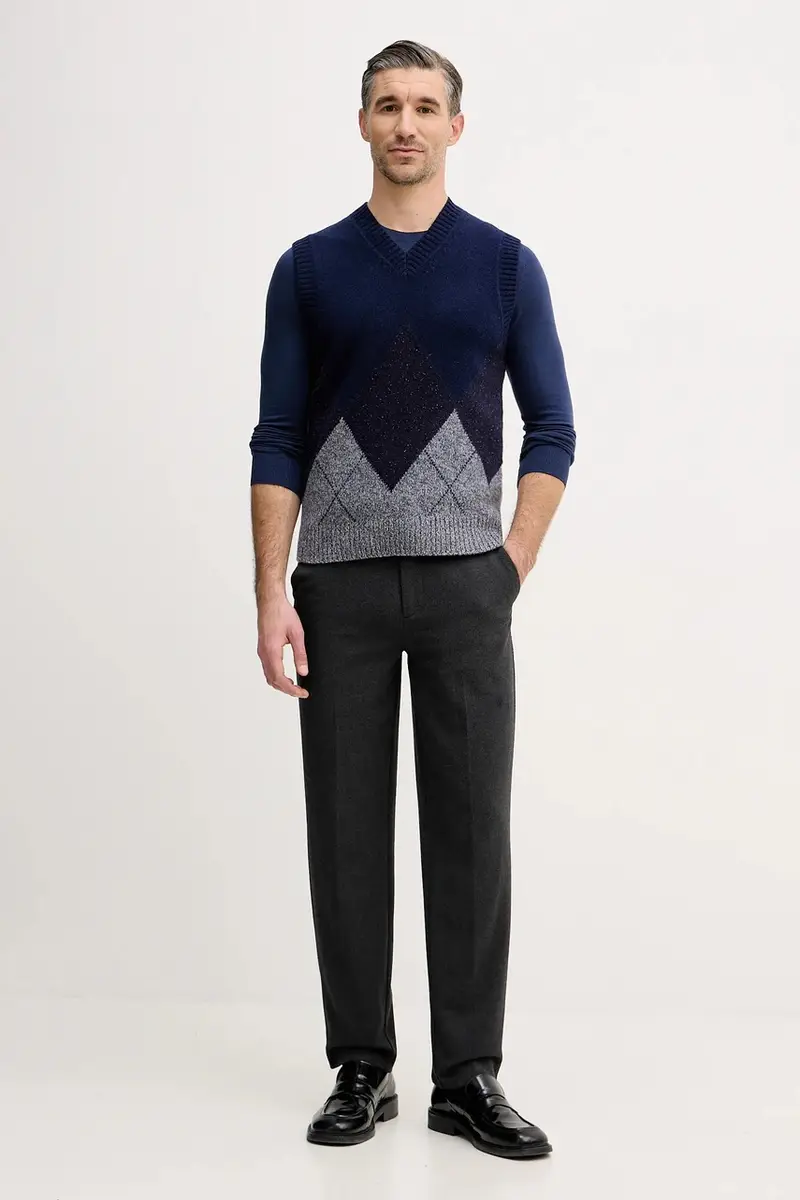 United Colors of Benetton Gilet Blu 3981181 miniatura 2