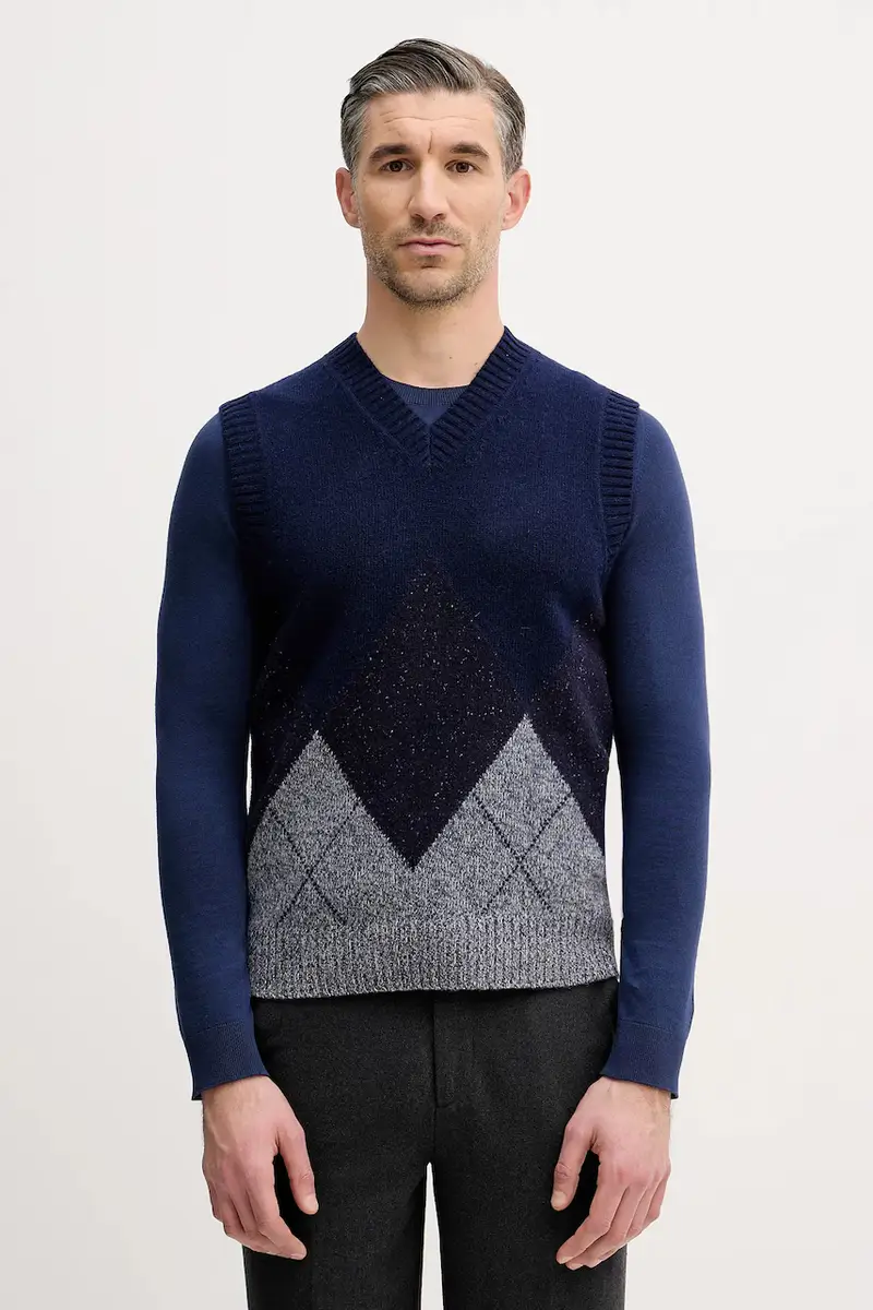 United Colors of Benetton Gilet Blu 3981181