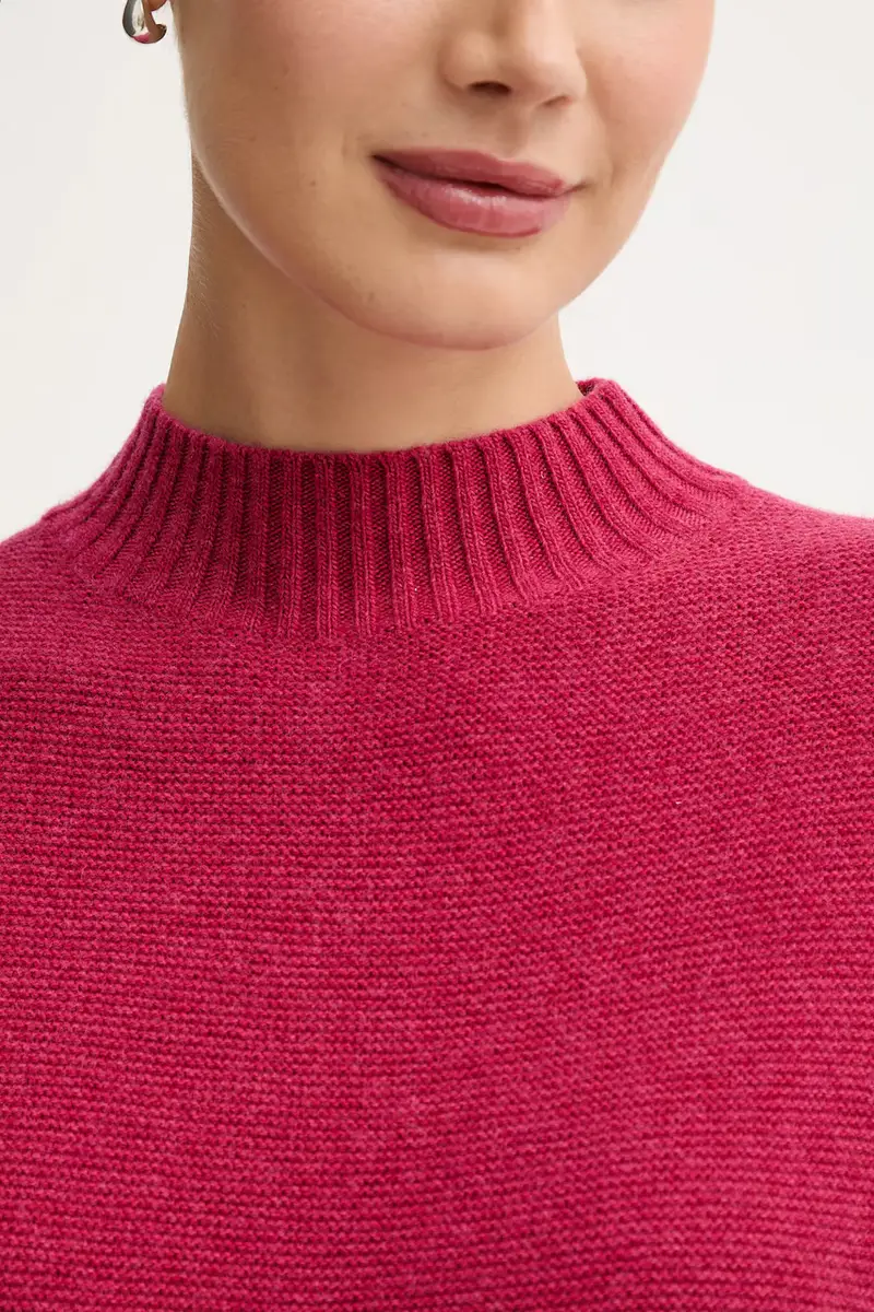 gilet con lana colore rosa 1244D10EF miniatura 5