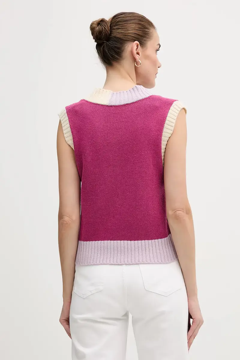 United Colors of Benetton Gilet Viola 3958471 miniatura 3