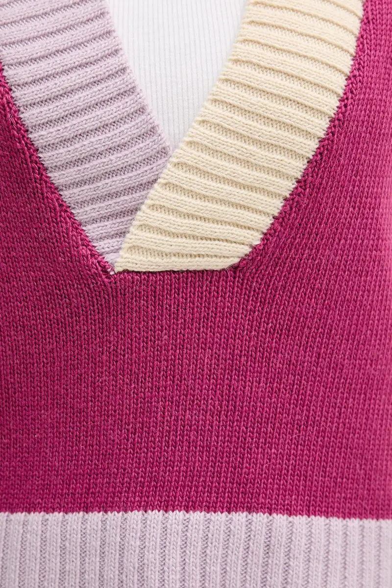 United Colors of Benetton Gilet Viola 3958471 miniatura 5