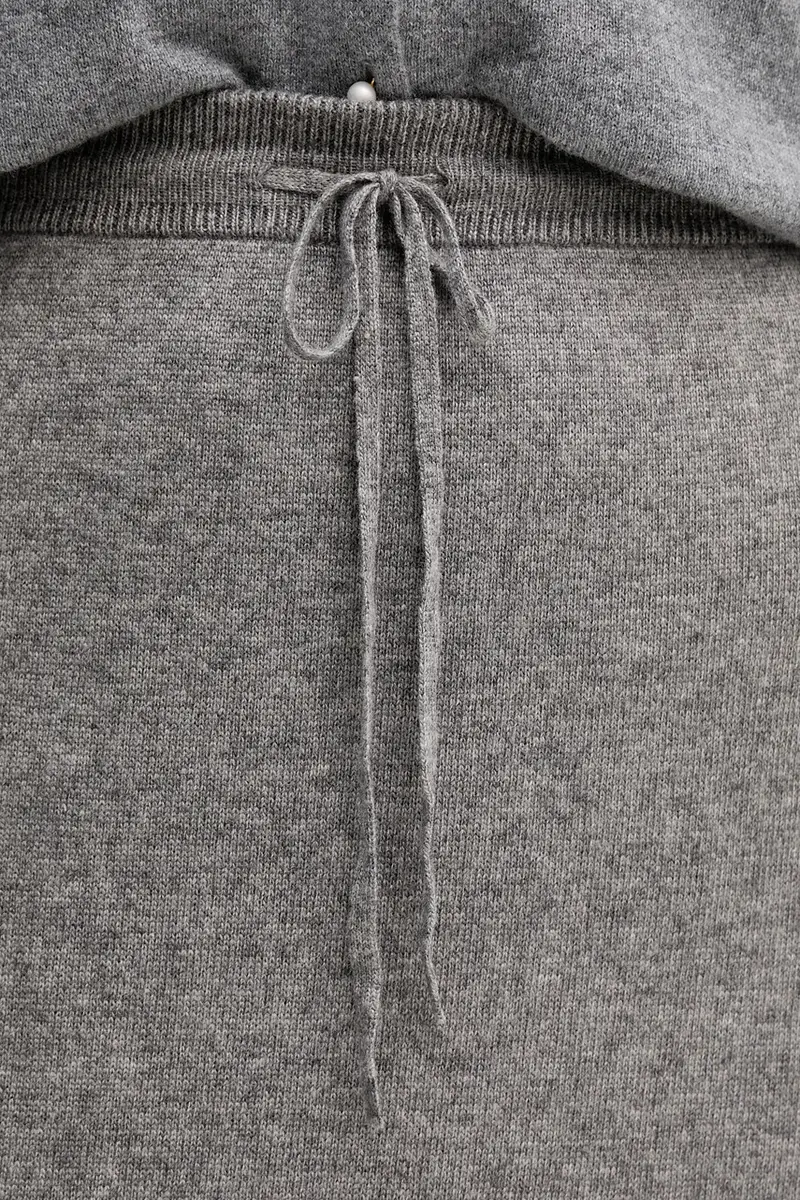 gonna con lana colore grigio 112HD001V miniatura 4