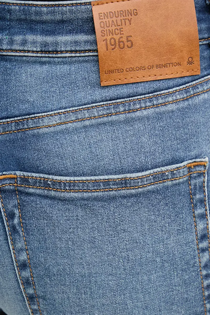 United Colors of Benetton Jeans Donna Blu 3582347 miniatura 4