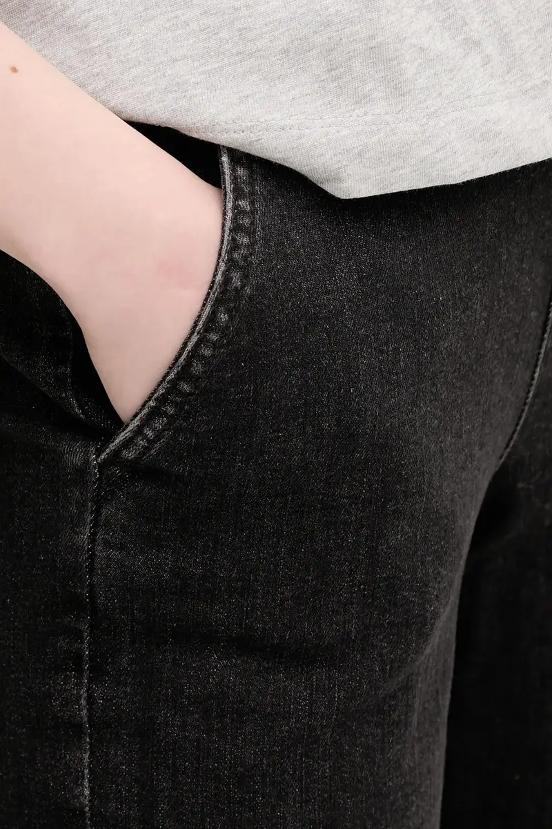 United Colors of Benetton Jeans Donna Nero 3636311 miniatura 4