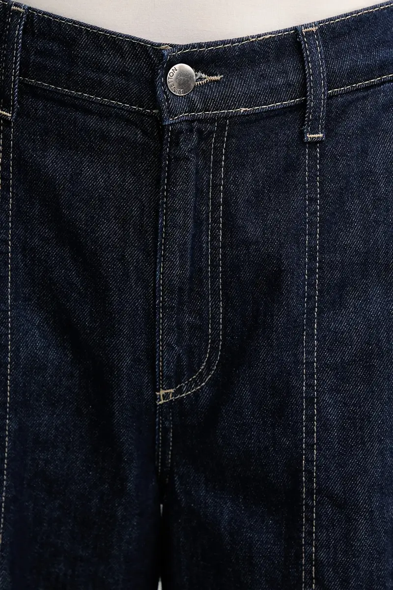 United Colors of Benetton Jeans Donna Blu 3581527 miniatura 4