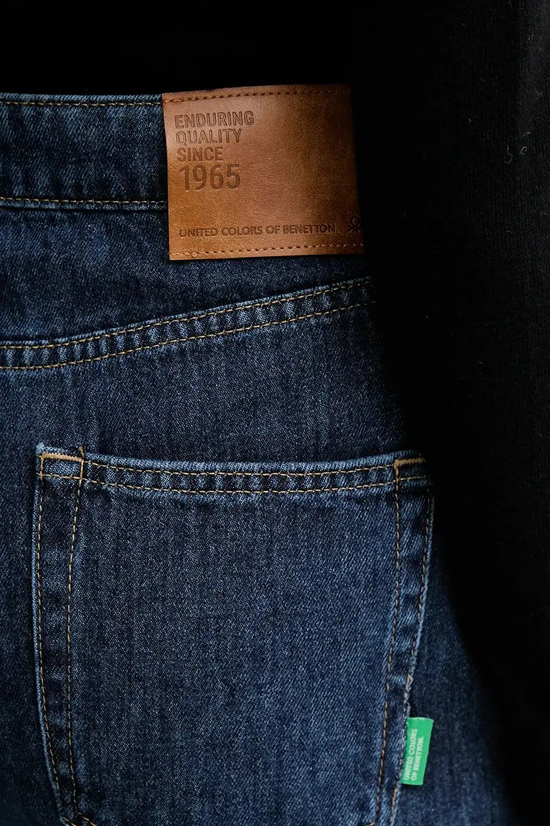 United Colors of Benetton Jeans Donna Blu 3580295 miniatura 4