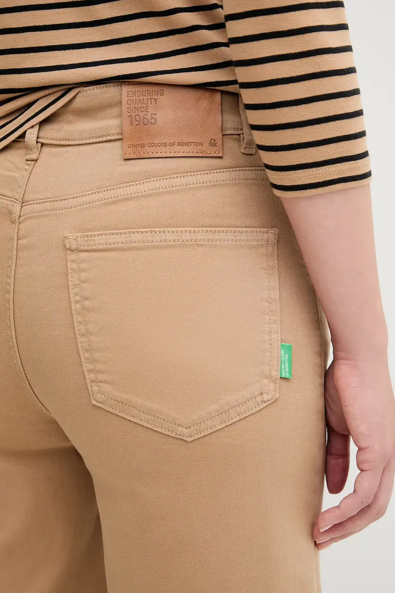 United Colors of Benetton Jeans Donna Verde 3668887 miniatura 4