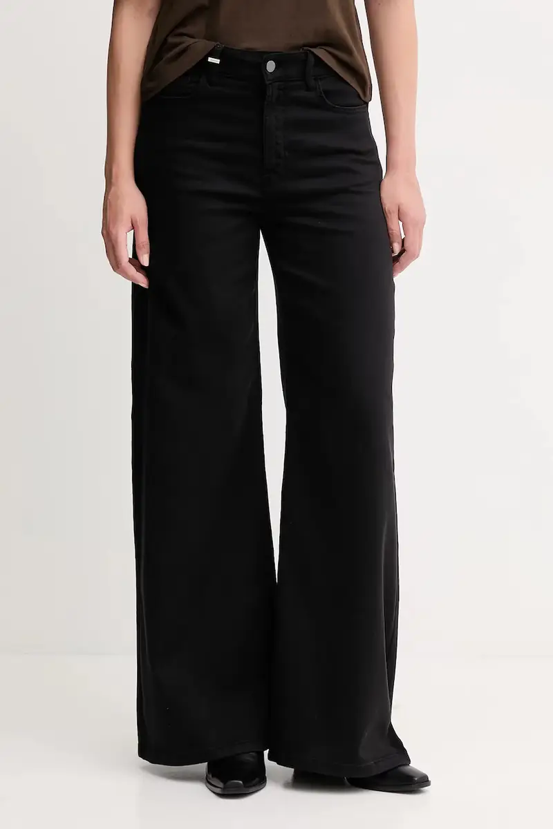 United Colors Of Benetton Pantaloni larghi nero