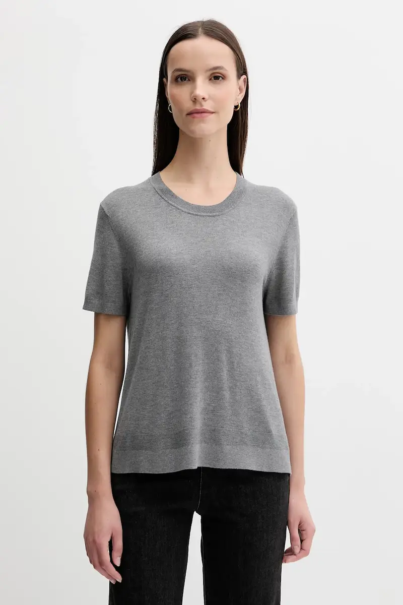 maglietta con seta colore grigio 1ZRED10BK