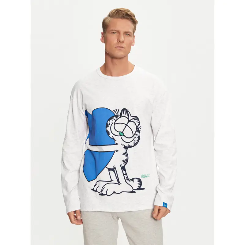 Maglietta del pigiama 3VR54M01P Grigio Regular Fit