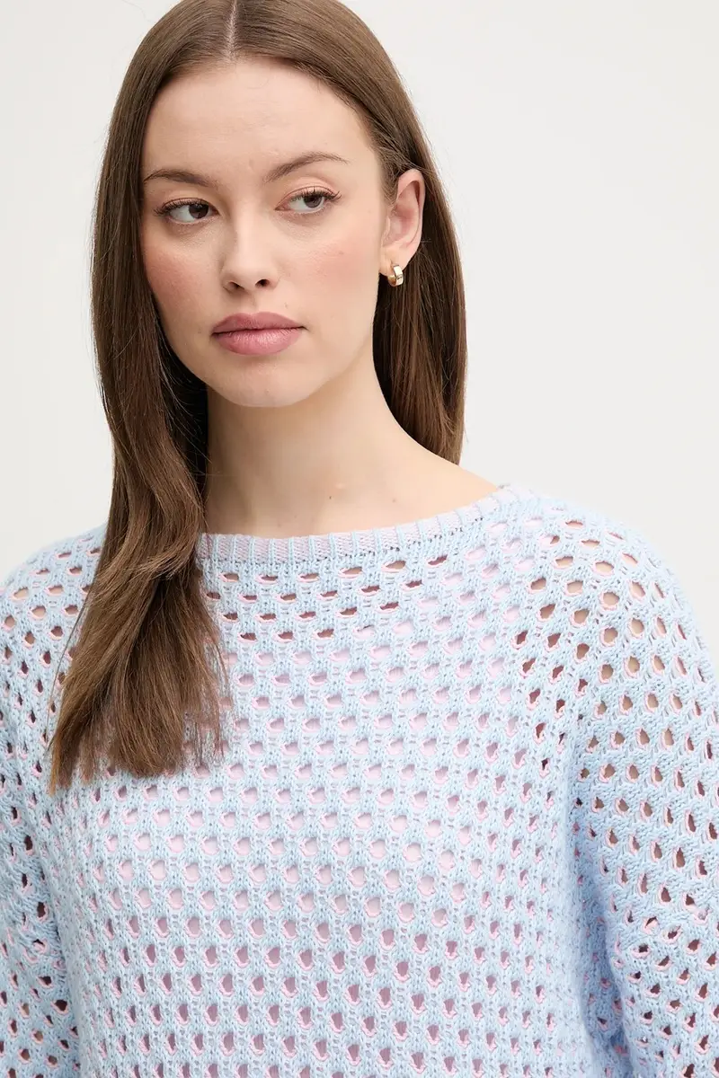 maglione colore blu 1194E10D9 miniatura 4