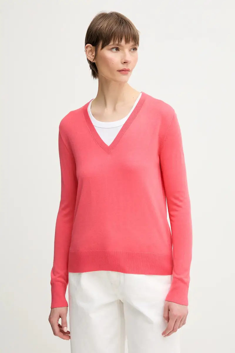 maglione con aggiunta di seta colore rosa 1ZRED402L