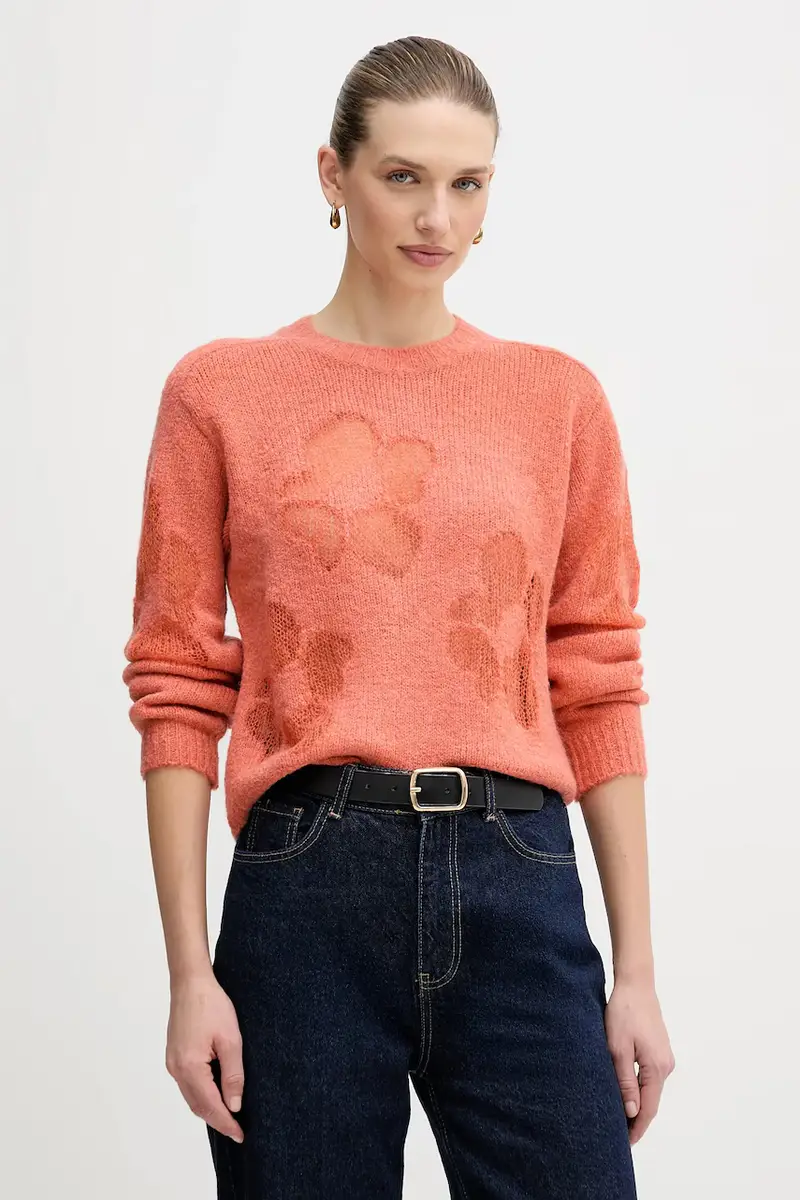 maglione con lana Arancione