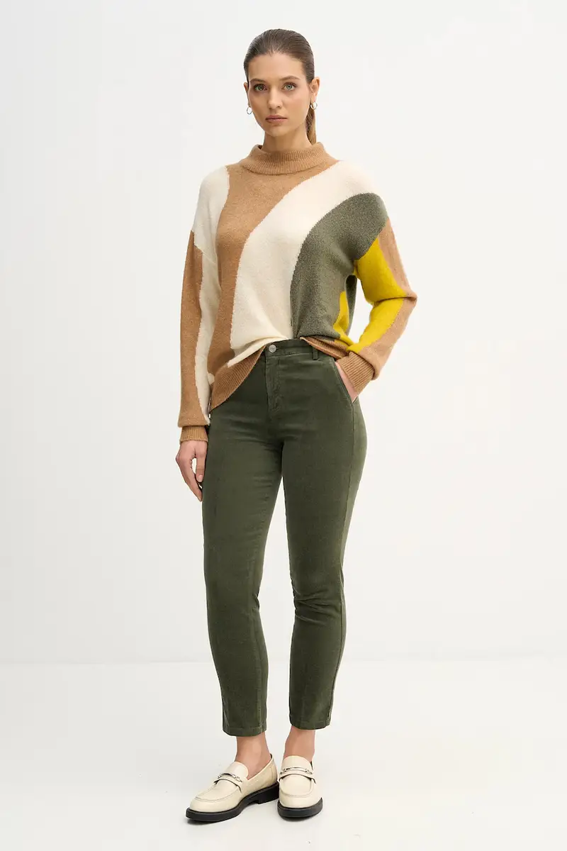 maglione con lana Beige miniatura 2