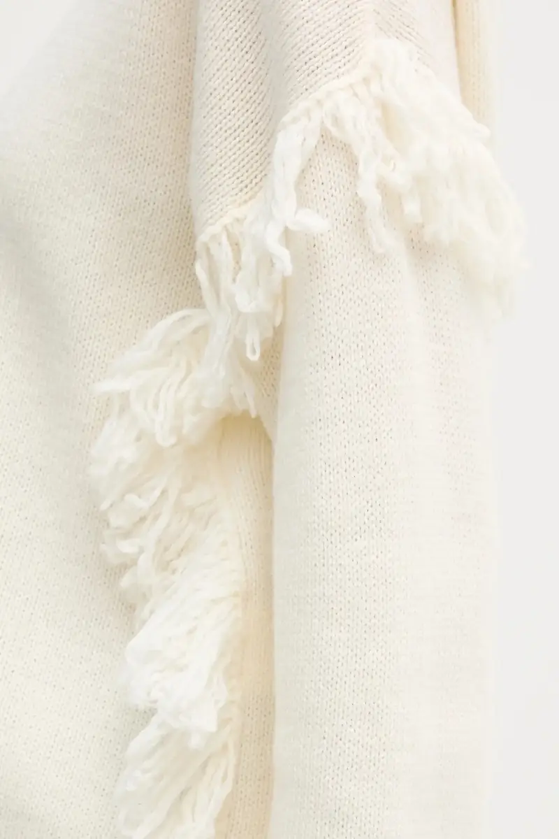 maglione con lana Beige miniatura 5