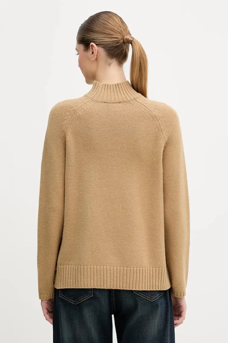 maglione con lana Beige miniatura 3