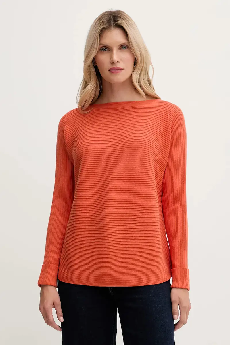 maglione con lana colore arancione 1Y6SD10CH