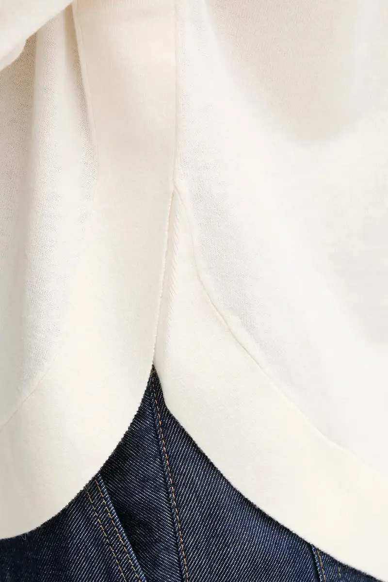 maglione con lana colore beige 1Y6SD10EG miniatura 5