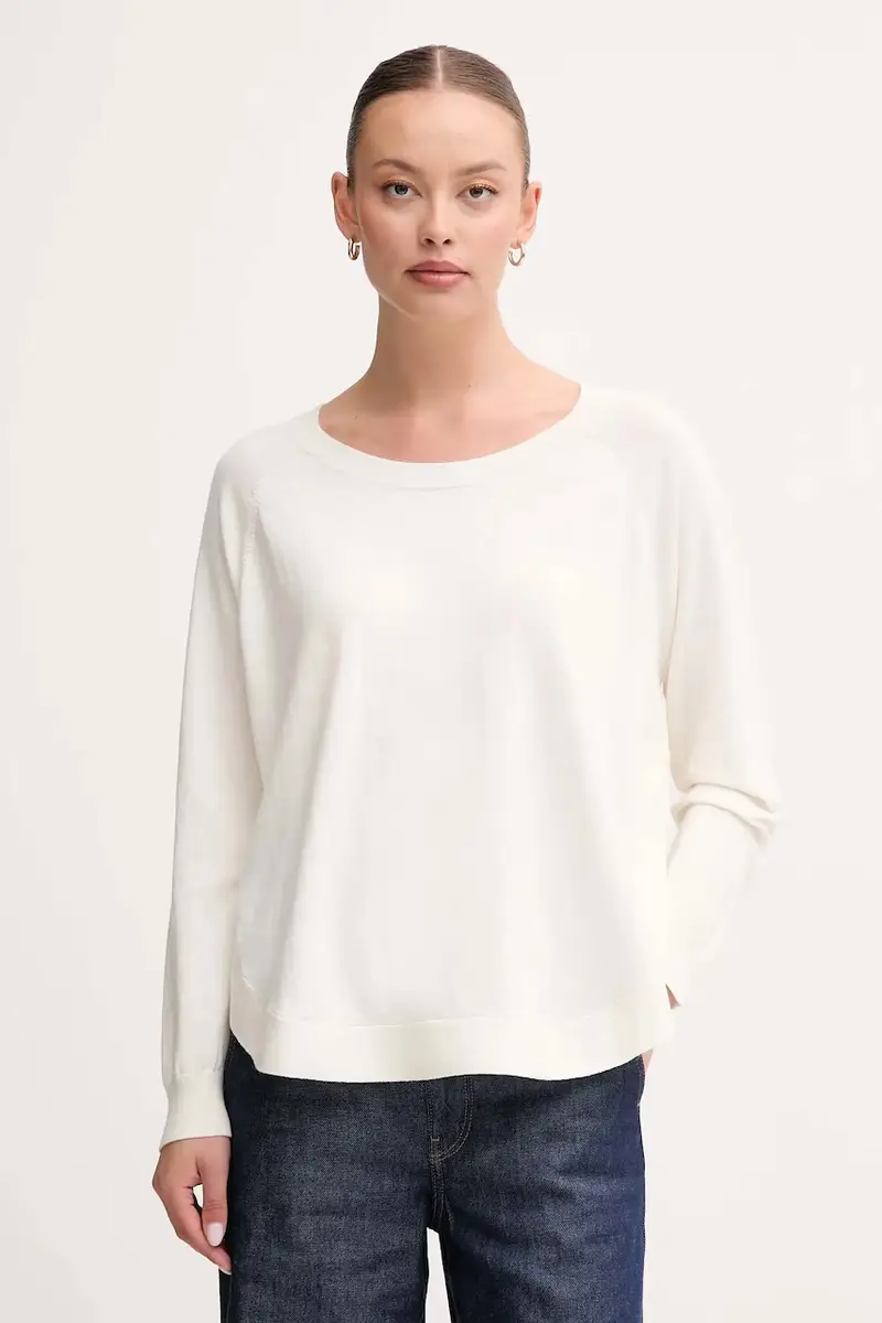 maglione con lana colore beige 1Y6SD10EG