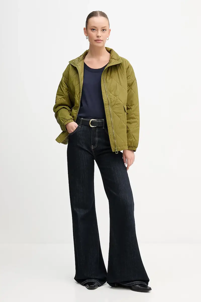 maglione con lana colore blu navy 1Y6SD10EG miniatura 2