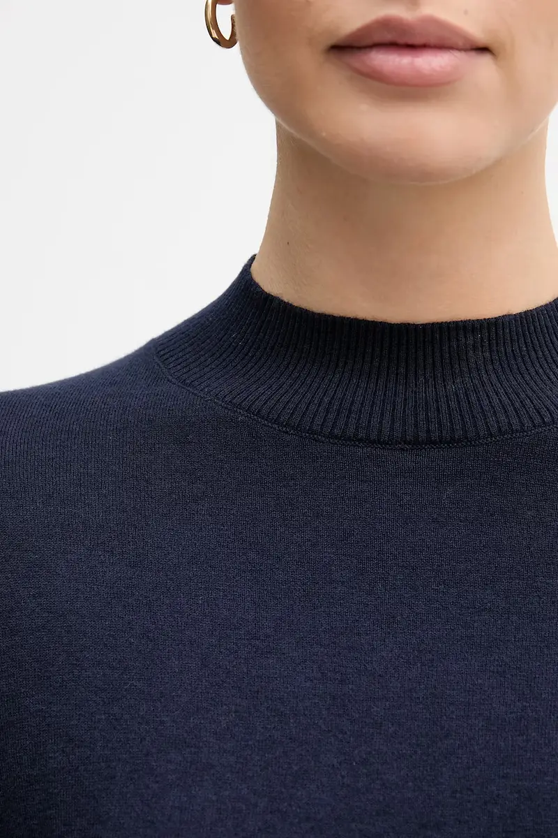 maglione con lana colore blu navy 1Y6SD2041 miniatura 5