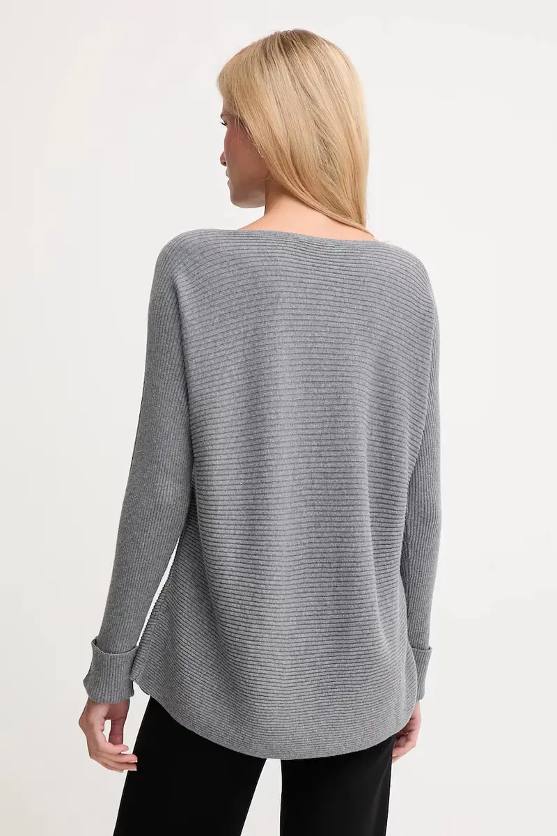 maglione con lana colore grigio 1Y6SD10CH miniatura 3