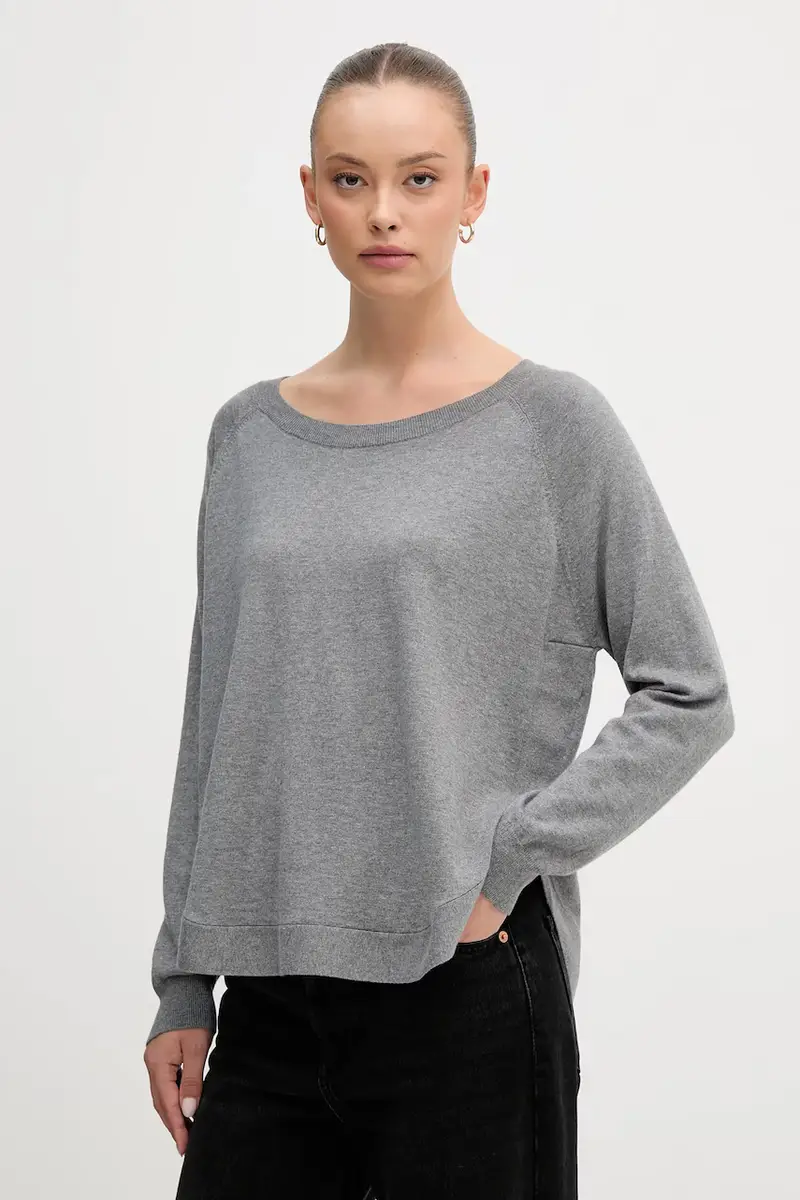 maglione con lana colore grigio 1Y6SD10EG