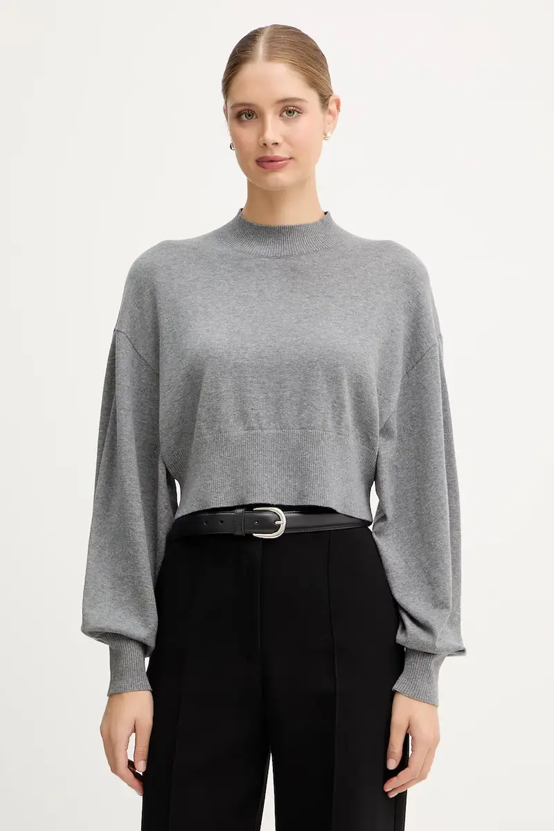 maglione con lana colore grigio 1Y6SD2041