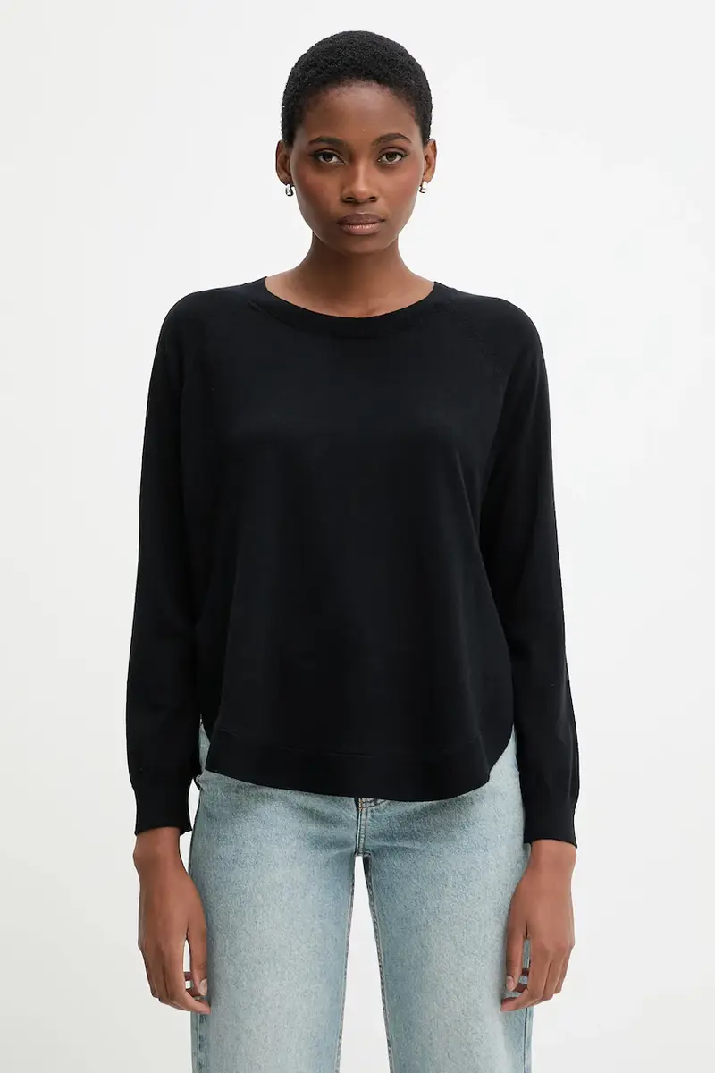 maglione con lana colore nero 1Y6SD10EG