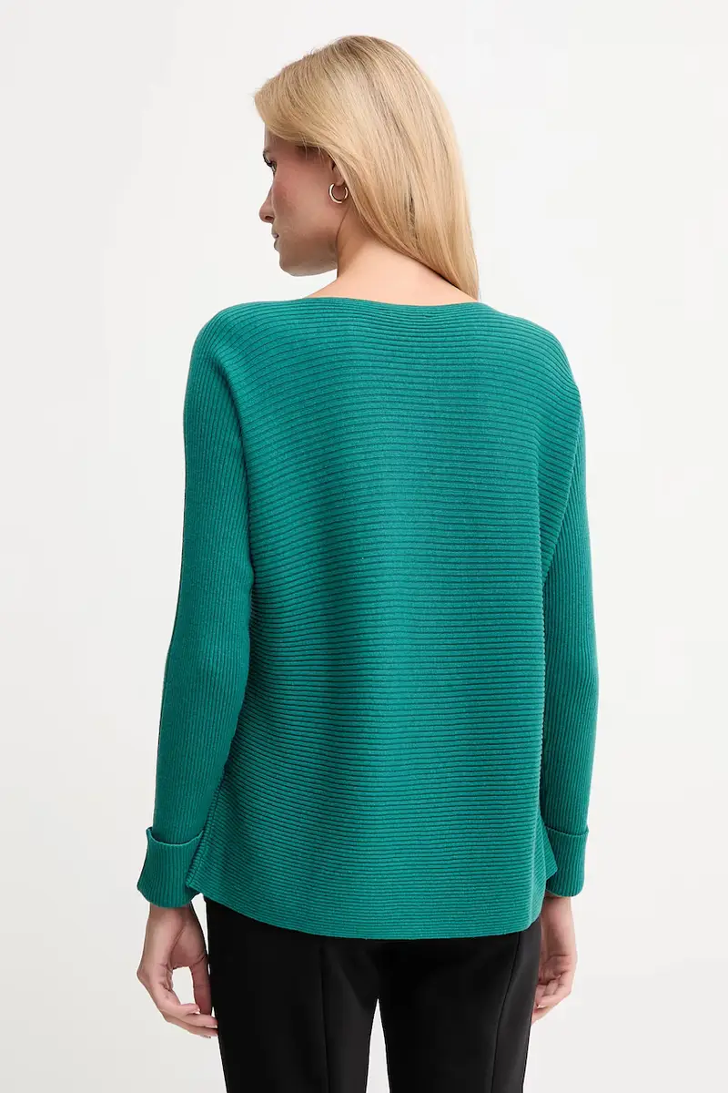 maglione con lana colore verde 1Y6SD10CH Turchese miniatura 3