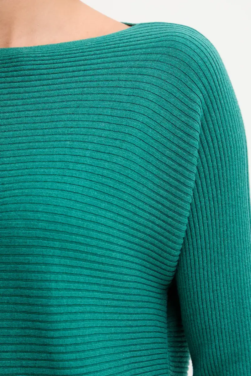 maglione con lana colore verde 1Y6SD10CH Turchese miniatura 5