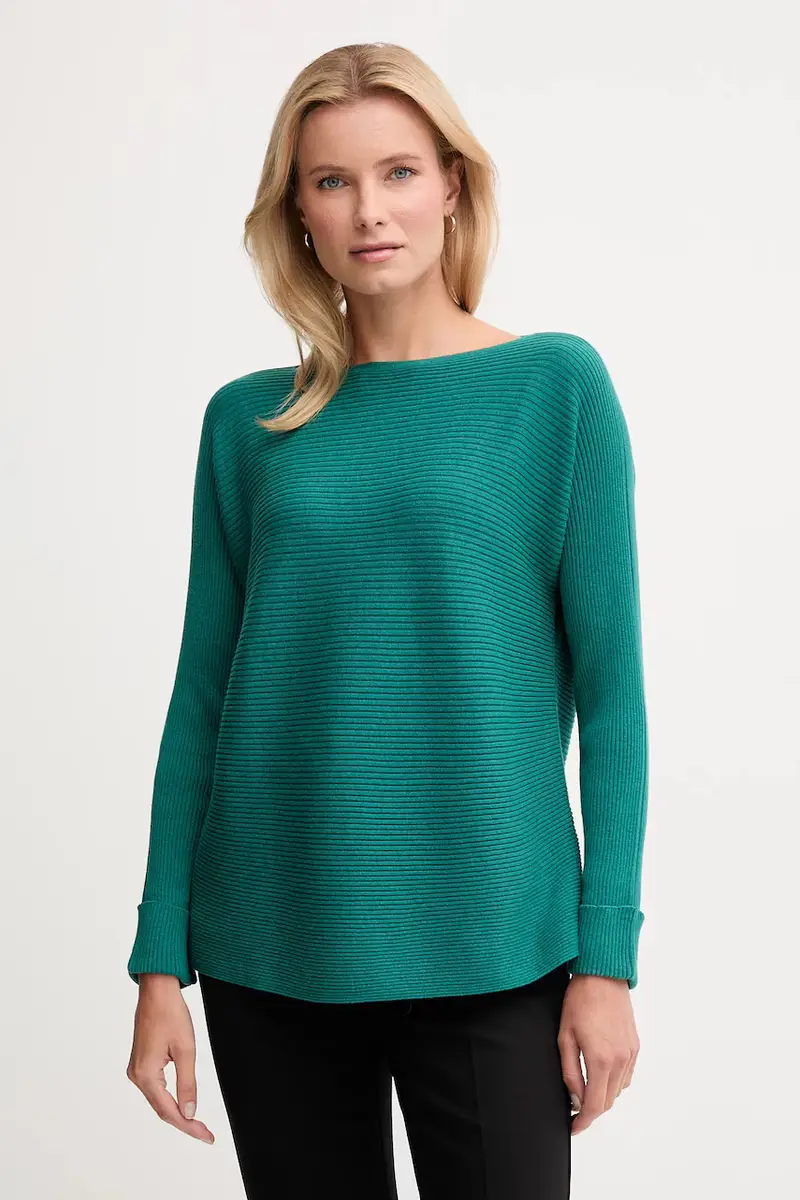 maglione con lana colore verde 1Y6SD10CH Turchese