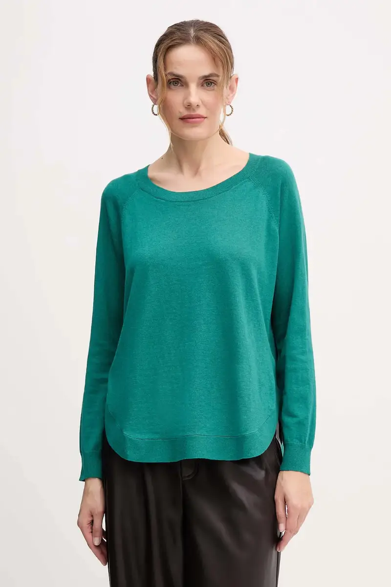 maglione con lana colore verde 1Y6SD10EG Turchese