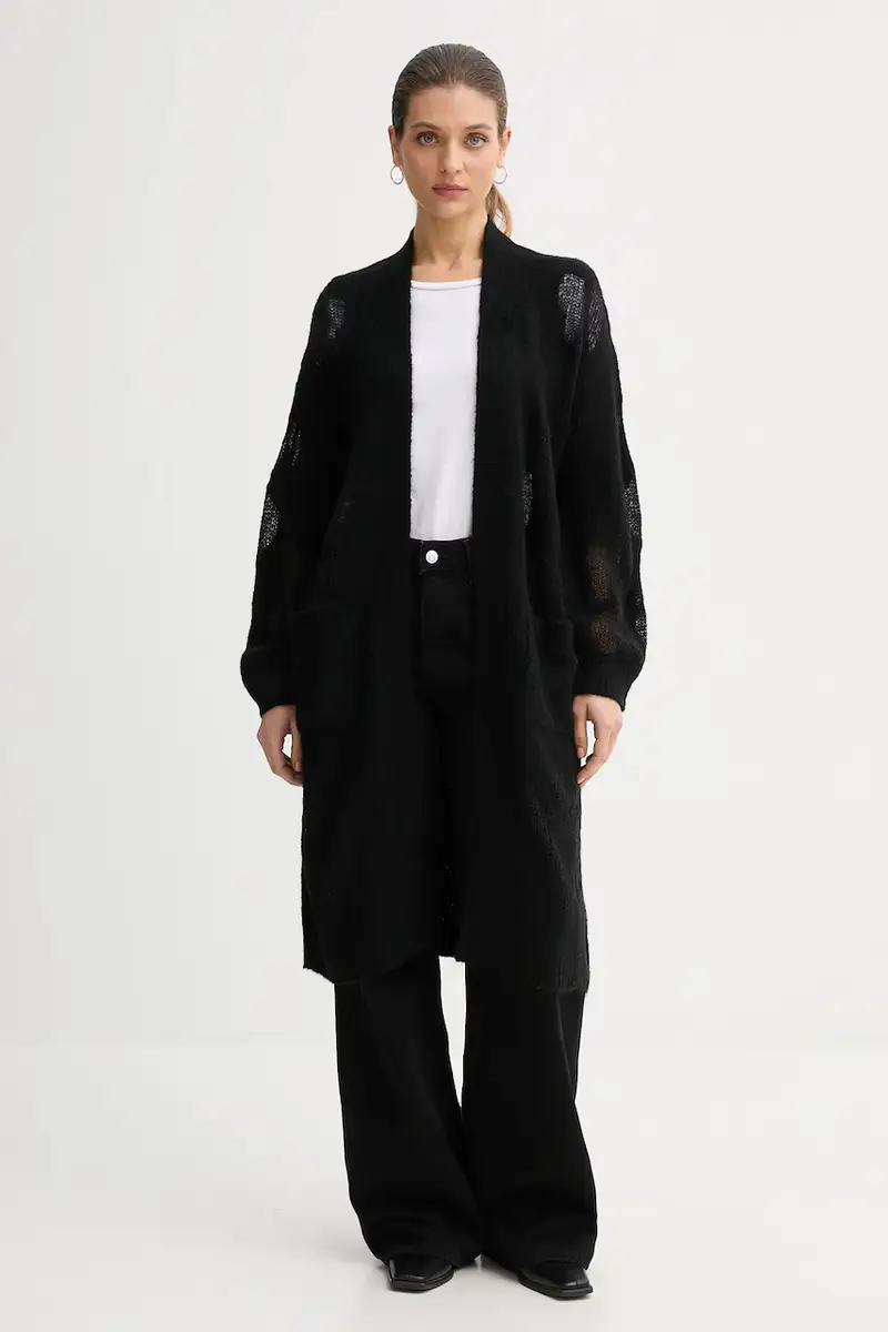 maglione con lana Nero