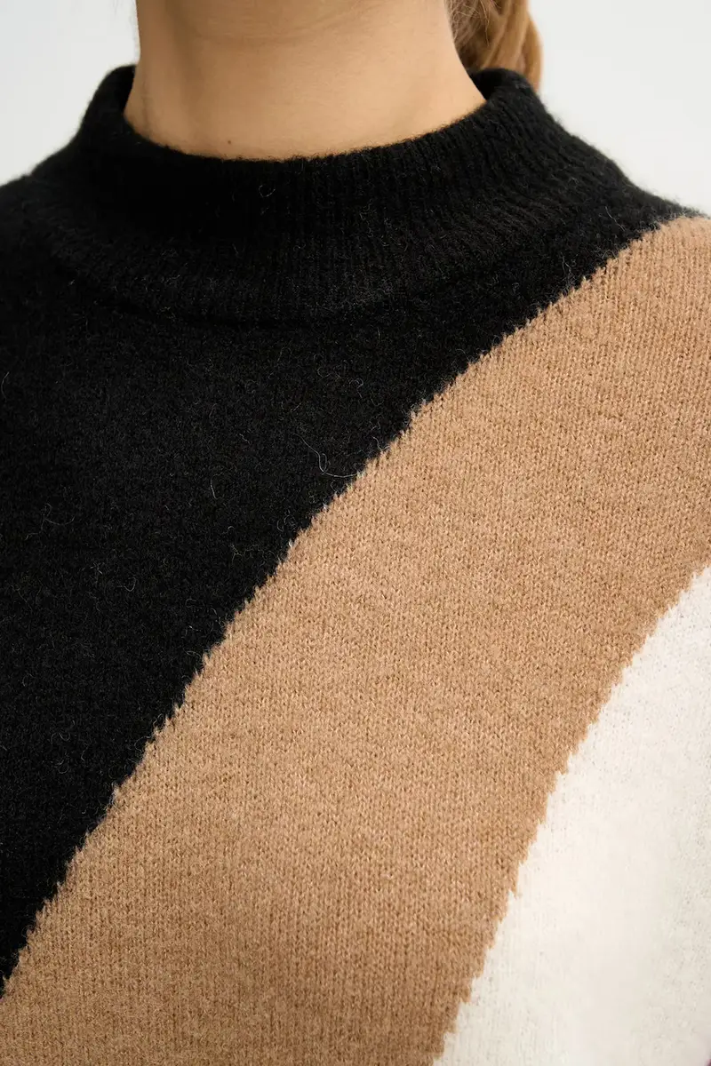 maglione con lana Nero miniatura 5