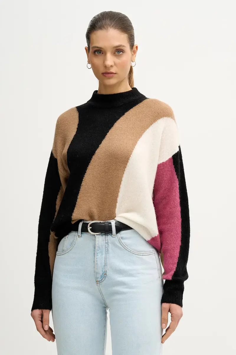 maglione con lana Nero